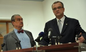 Miroslav Kalousek a Karel Schwarzenberg