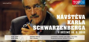 Karel Schwarzenberg v Děčíně