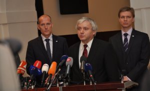 Zdeněk Tůma, František Laudát a Tomáš Hudeček