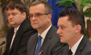 Miroslav Kalousek a Milan Cícer