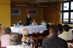 Vystoupení ministra Hegera v Ostravě