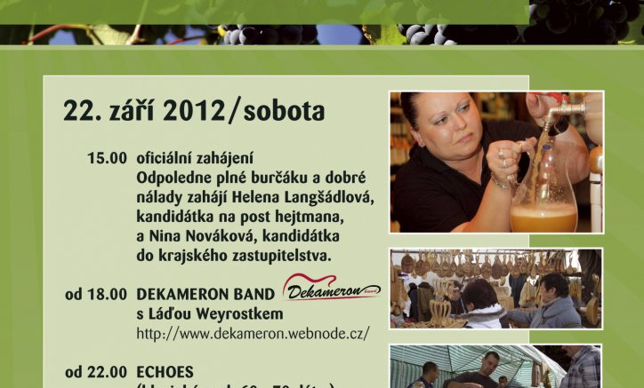 TOP vinobraní s burčákem