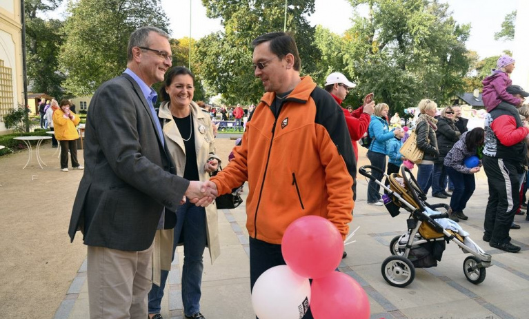 Miroslav Kalousek a Helena Langšádlová v kraji