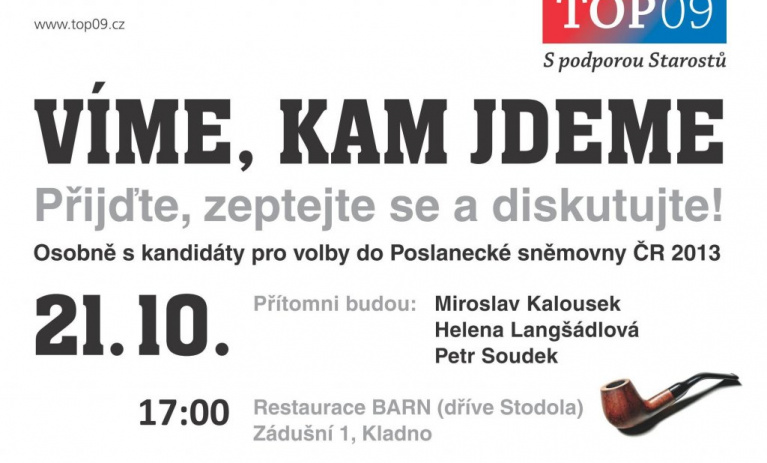 Miroslav Kalousek v Kladně