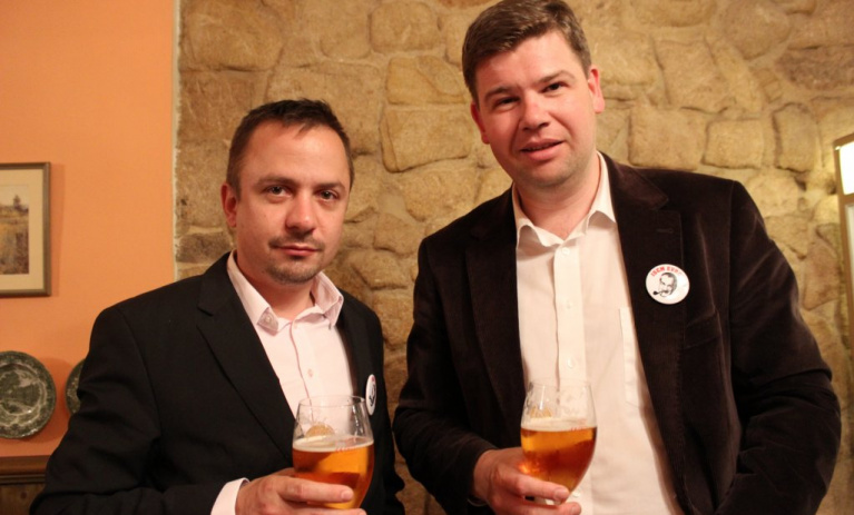 Na pivu s Jiřím Pospíšilem a Markem Ženíškem