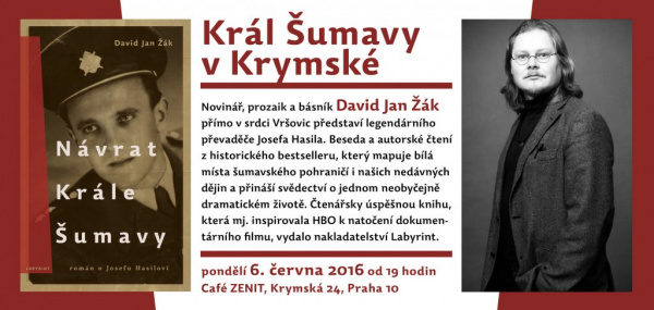 Žák - kandidát do senátu zve na autorské čtení do Prahy
