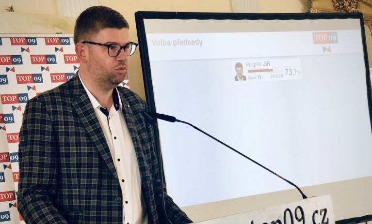 TOP 09 Praha má nové vedení. Předsedou se stal Jiří Pospíšil