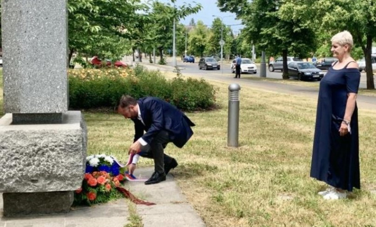 Marek Ženíšek uctil památku Heliodora Píky