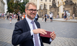 Vzkaz Matěje Ondřeje Havla příznivcům po setkání s prezidentem republiky Petrem Pavlem