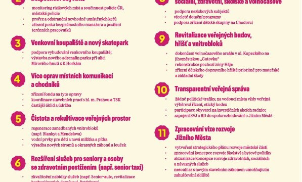 Naše volební priority