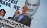 Předseda TOP 09 Karel Schwarzenberg