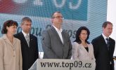 Jitka Chalánková, Jaromír Drábek, Miroslav Kalousek, Jaroslava Schejbalová a Petr Gazdík