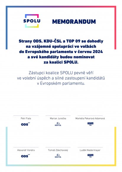 Memorandum SPOLU EP 2024