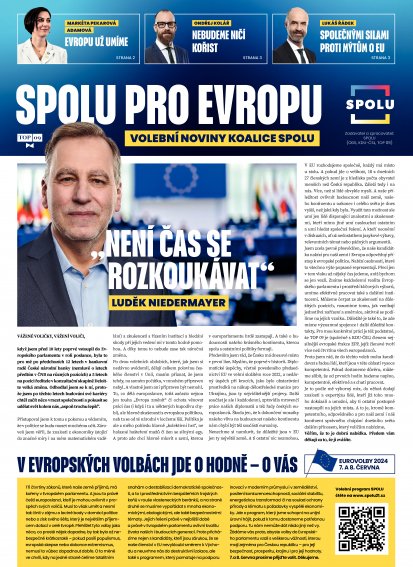 SPOLU pro Evropu. Volební noviny koalice SPOLU