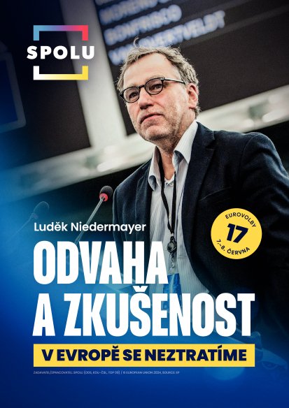 Plakát A4 Odvaha a zkušenost Luděk Niedermayer