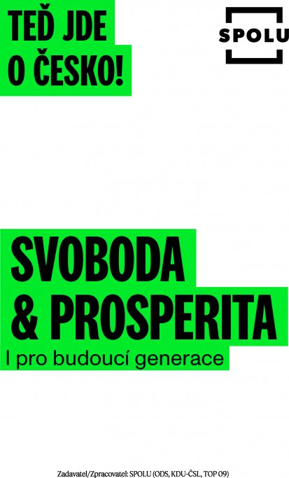 SVOBODA & PROSPERITA i pro budoucí generace - Volební program 2025 koalice SPOLU (ODS, KDU-ČSL, TOP 