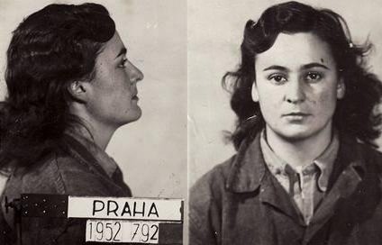 Dagmar Šimková (23 let) v době zatčení, příštích 16 let ztrávila v komunistickém vězení.