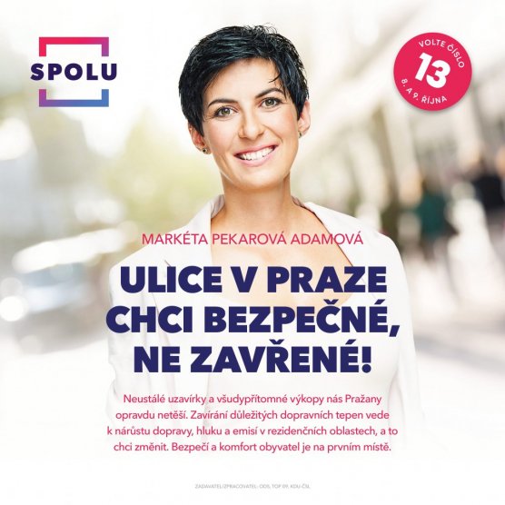 Ulice v Praze chci bezpečné, ne zavřené!