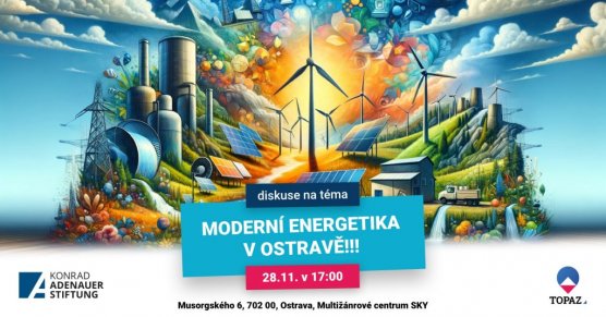 Pozvánka na besedu Moderní energetika v Ostravě