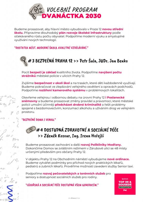 Volební program 2 Volební program 2