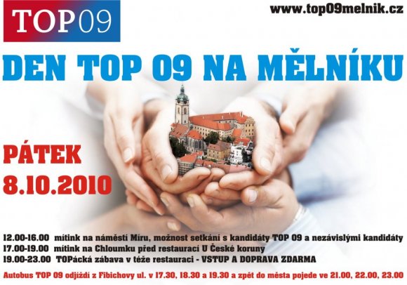 Den TOP 09 na Mělníku, volby 2010