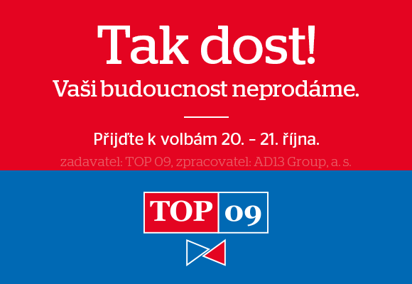 Tak dost! Vaši budoucnost neprodáme.