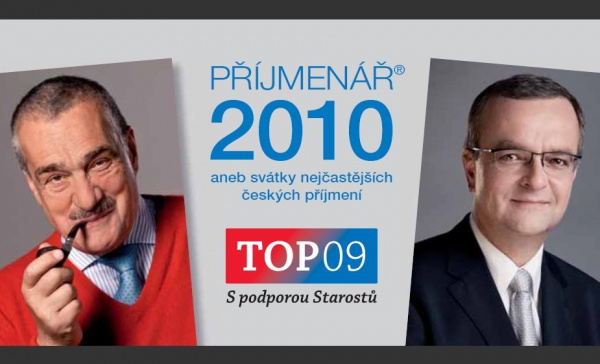 TOP 09 oslaví příjmeniny