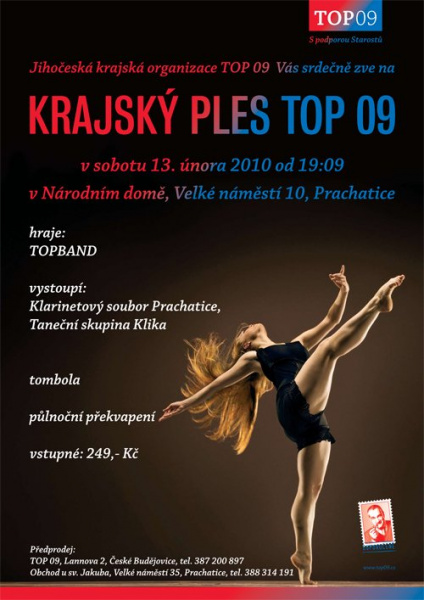 Krajský ples TOP 09