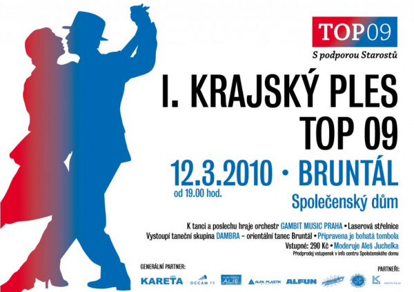 I. Krajský ples TOP 09 