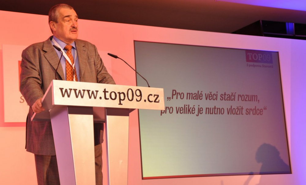 Karel Schwarzenberg předsedou TOP 09