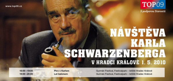 Karel Schwarzenberg v Hradci Králové