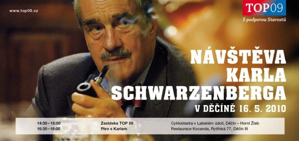 Návštěva Karla Schwarzenberga v Děčíně