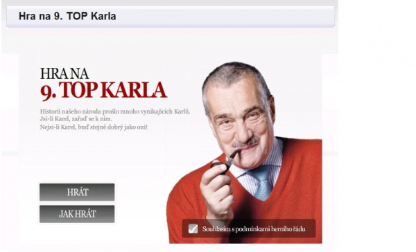 „Hra na 9. TOP Karla“ - podporovatelé se zapojili do kampaně TOP 09