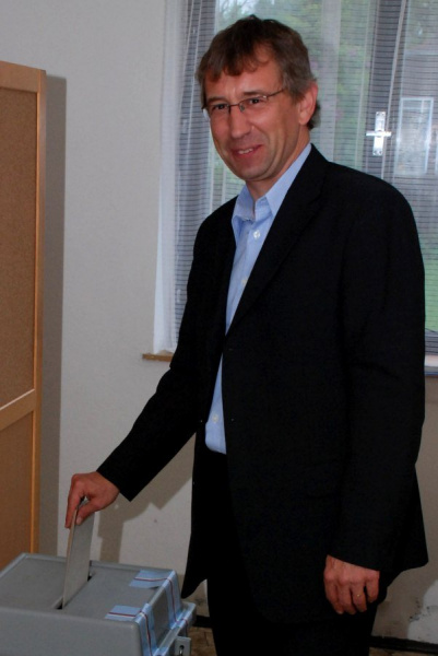 Jaromír Drábek volil v Kytlicích