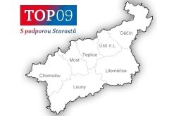 Kandidátní listina TOP 09 s podporou Starostů v Ústeckém kraj