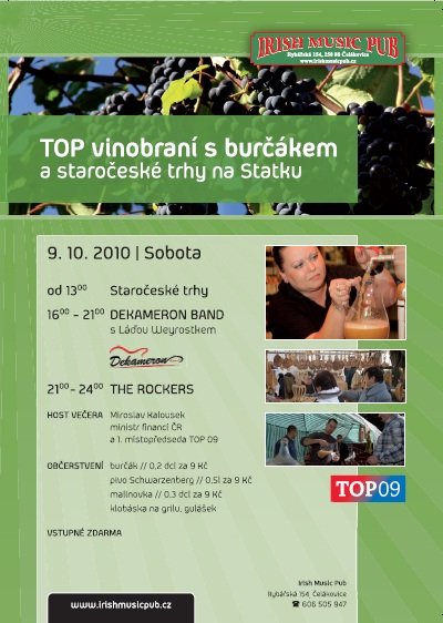 TOP vinobraní s burčákem