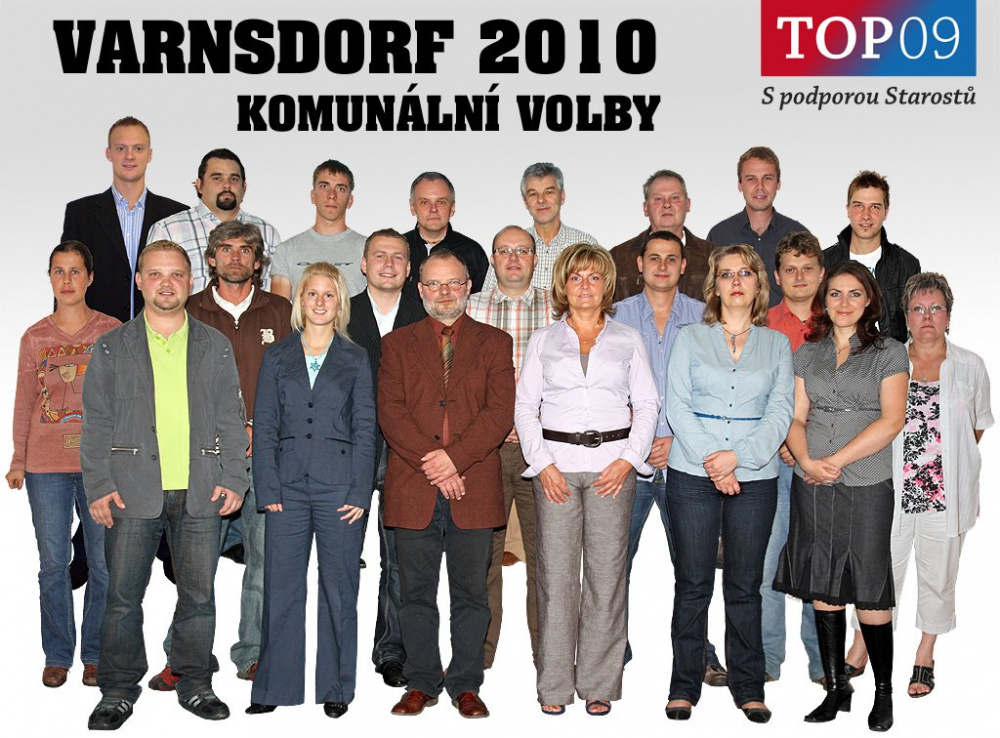 Varnsdorf - Kandidátní listina