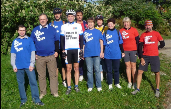 Pražští cyklisté se cinkáním na zvonky zapsali do české knihy rekordů