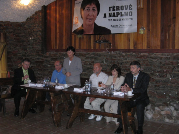 Tisková konference TOP 09 v Prostějově