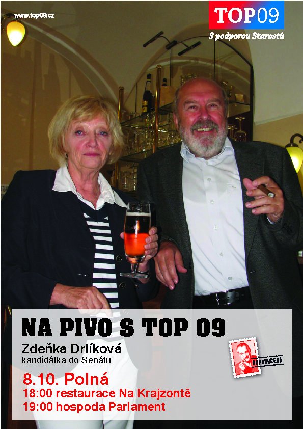 Na pivo s TOPkou v Polné, 8.10.2010