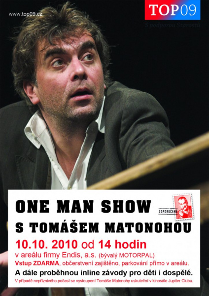 ONE MAN SHOW s Tomášem Matonohou