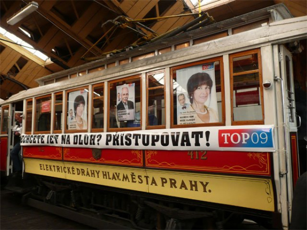 TOP Volební tramway