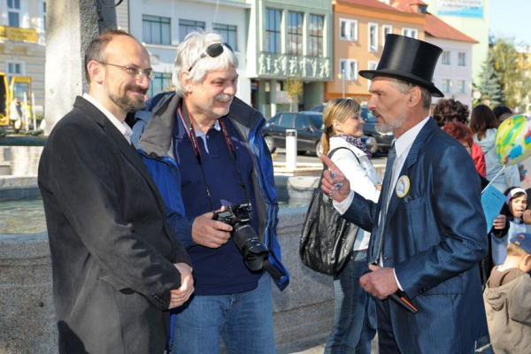 Pavel Čížek se v Přešticích setkal s duhou