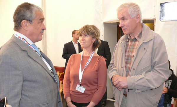 Informační schůzka Lenky Jaklové s předsedou Schwarzenbergem