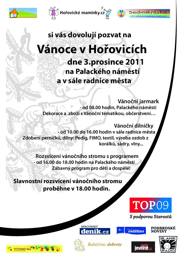 Vánoční jarmark v Hořovicích