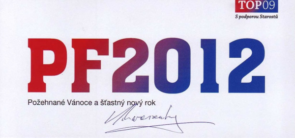 Veselé Vánoce a mnoho štěstí v roce 2012