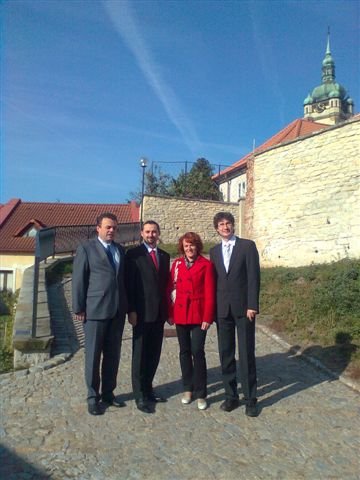 Nymburská delegace na krajském sněmu na Mělníku