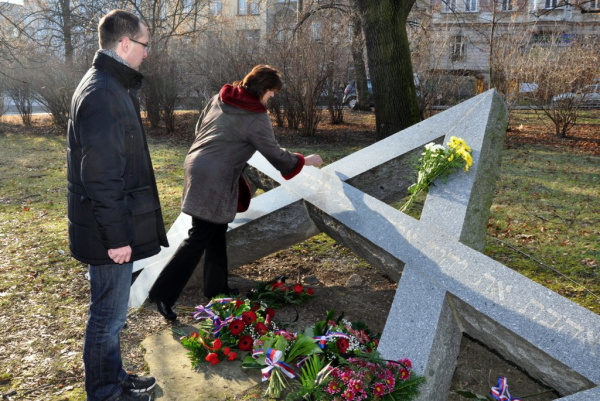 Uctění památky Holocaustu v Ústí nad Labem