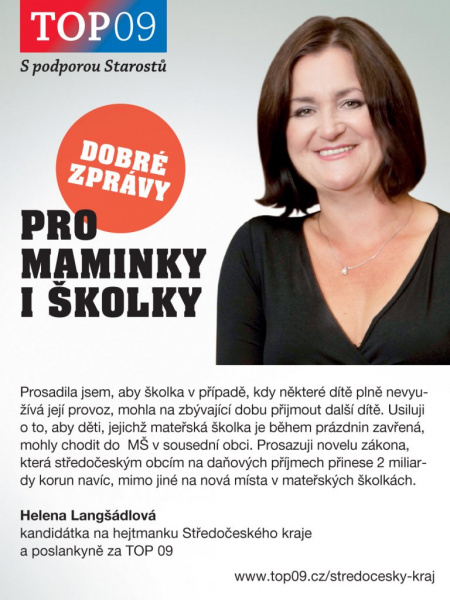 Dobré zprávy pro maminky i školky