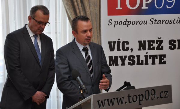 TOP 09: Zámečník, Tůma, Mikloš. TOPAZ startuje s výraznými osobnostmi